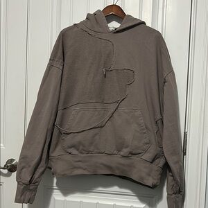 Distressed Purple Hoodie